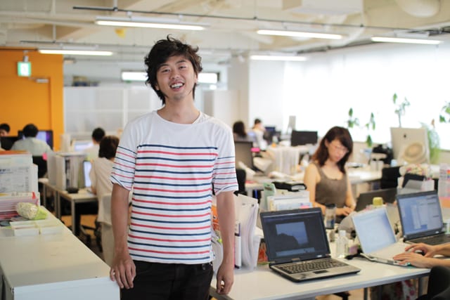 At the Shibuya office